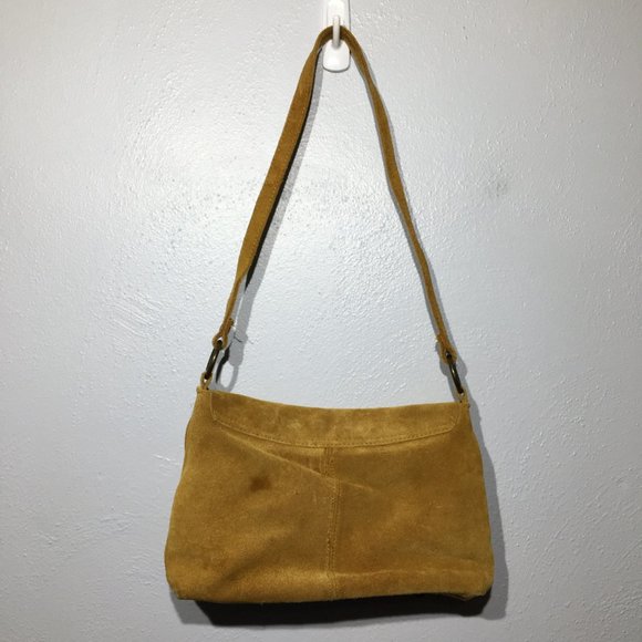 Boho Fringe Leather Purse, Suede Leather Bag with Fringe, Hippie Bag - Picture 8 of 12